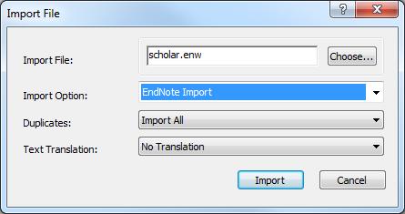 page, configure the Bibliography manager to Show links to import citations into EndNote and Save the change. 2.