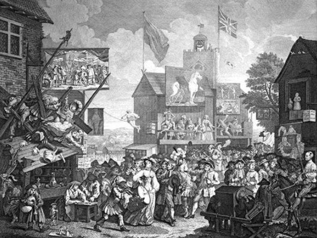 Elizabethan Theater Plays were considered so scandalous and immoral that theaters were not allowed in the city of London; they all had to be built across the Thames River in