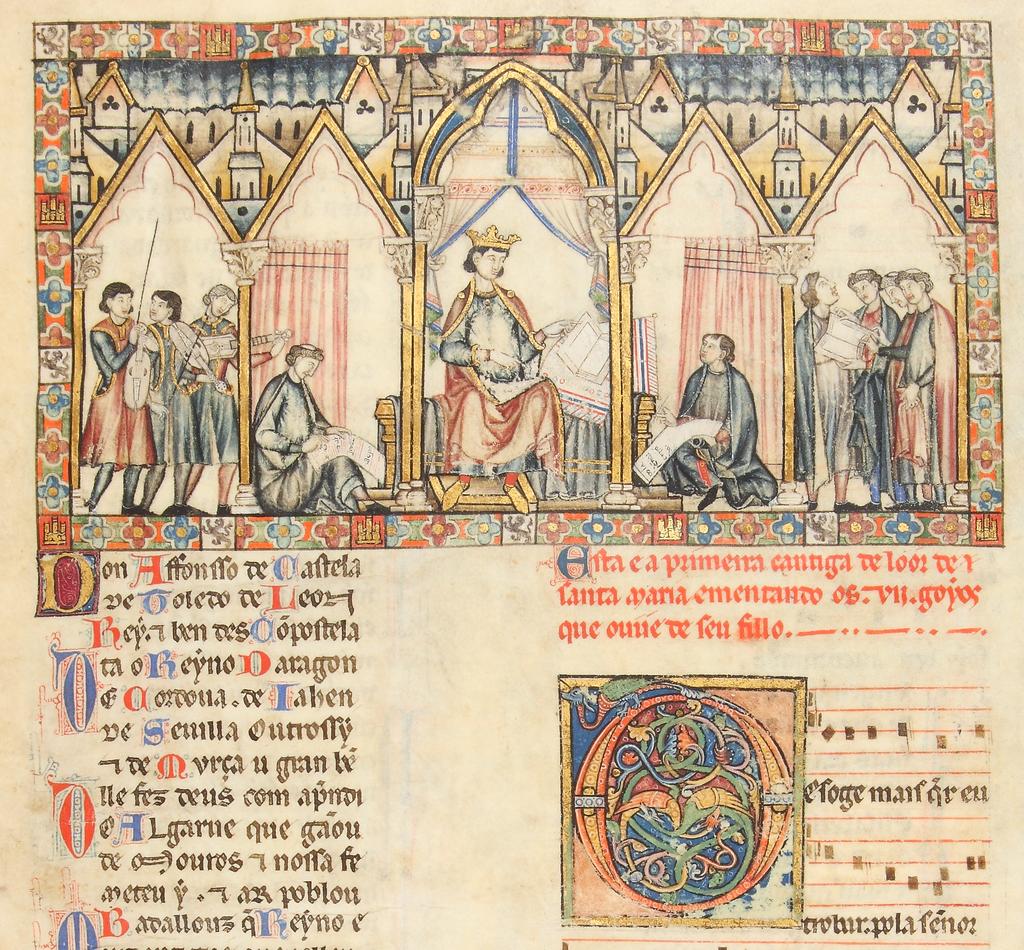 Department of Music SOUND AND IMAGE IN THE MIDDLE AGES Whether sensuous or abstract, angelic or demonic, the idea and experience of music were vividly portrayed in medieval art.