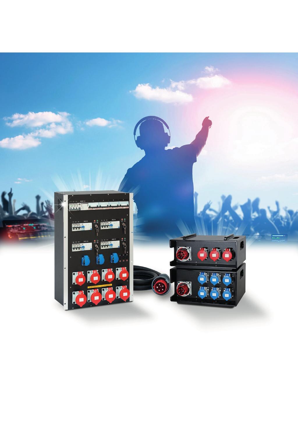 Sound Whether you are on a tour of theatres or festivals, with INDU-ELECTRIC you will always find a suitable mobile power supply for your sound system.