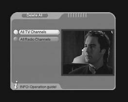 12.1.4.- Edit Channels Using this menu you can add new programmes to the list, or modify features of the existing programmes. - Press the red button to enter the sub-menu Add programs.