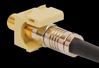 RCA Female-to-IDC Modular Connectors HD Style Front female connector with