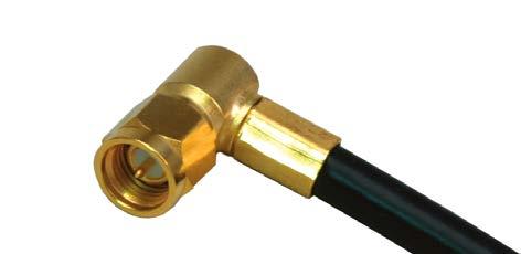 4 GHz 142-9407-001 See assembly instructions page 25 Right Angle Crimp Type Plug - Captivated Contact Cable Type VSWR & Freq. Range Silver Plated RG-316/U, 188, 174 1.15 +.