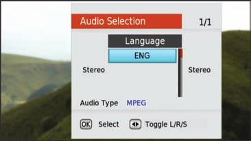 User Options User Options can be accessed from watching a channel and has options to turn on subtitles, audio description and access network information.