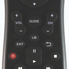 GUIDE: Display Freeview EPG. 12. CHANNEL: Change Channels. 13. LIB: Access the Record Library. 14. EXIT: Exit Menus. 15. BACK: Return to Previous Menu. 16. PAUSE: Pause Playback. 17.