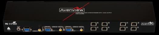 2. INTRODUCTION The Avenview VGA-C5-SP-4, VGA-C5-SP-8, VGA-C5-SP-16, VGA and Audio over CAT5 Transmitter / Splitter provides the most flexible solution by which the high resolution Video and high