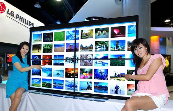 Interactive & Public Display CES08 big WALL of Touch PD panels long life lighting?
