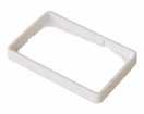 Accessories for TRIAX outlets Frames and surface mount for FUGA TD outlets Frame 50 for TD - white Art. No.
