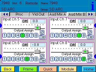 For Channels 5 8, use the Audio Mix B menu shown below to set the following Input Ch 5 assign Input Channel 5 to the desired output bus or tie to Channel 6.