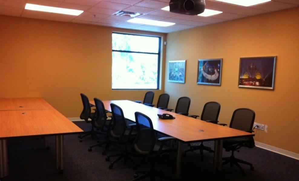 Our conference room adjoins the