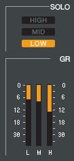 screen. L L MIX BALANCE Adjusts the balance of the effect sound relative to the original sound. 0 (%) outputs only the original sound, and 100 (%) outputs only the effect sound.