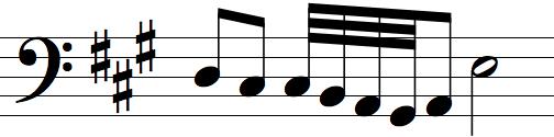 CSMTA Achievement Day Name : Teacher code: Terms&Signs Level 12 Practice 2 Bass Clef Page 1 of 2 Score : 100 1.