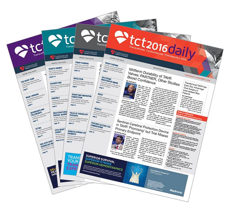 Promoting a Satellite Program Official TCT Publications Extend your educational reach at TCT when you advertise in official TCT publications.