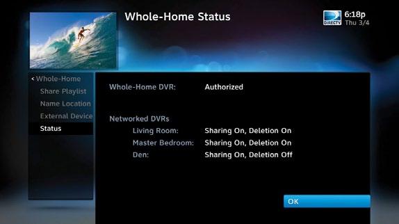 DIRECTV HD DVR RECEIVER USER GUIDE DIRECTV WHOLE-HOME DVR SERVICE Share Playlist An HD DVR has the option to share its Playlist with other receivers.