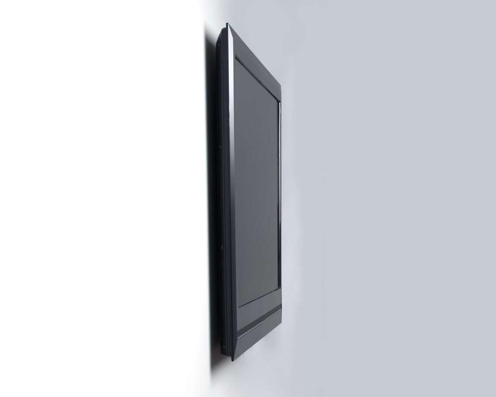 .4" Nobody Gets you closer Introducing Slimline the world s thinnest flat panel mounting solution at only 0.4 inches from the wall, only from Peerless.