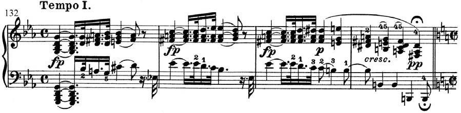 Note also the apparent six-fours on the downbeats of mm. 9 and 10. 2.