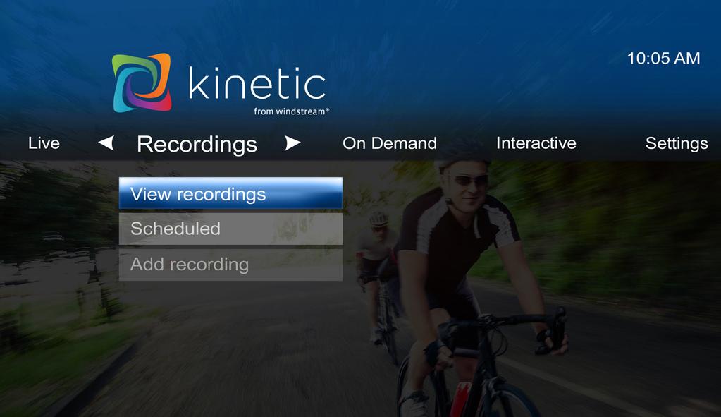 USING YOUR WHOLE HOME DVR Recording with your DVR.