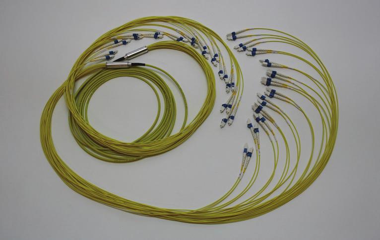 The cable type of 12 and 24 fibre patch cords is FRMS and these cables are always delivered in customer specified lengths.