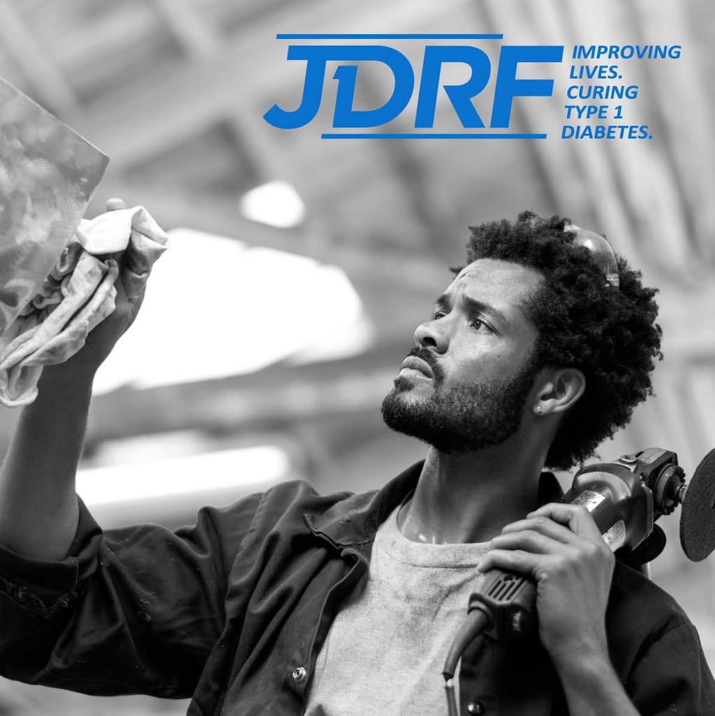Never place the Full Color JDRF Logo on a photograph.