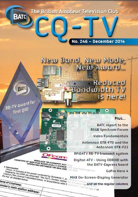 The BATC 950+ members worldwide Publishes CQ-TV in e and paper format Runs highly successful streamer Active ATV forum and wiki Supports