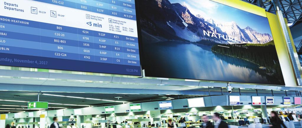 PUBLIC SIGNAGE Ensure your Message Reaches Widespread Audiences IF025H FHD Display Configuration 1.