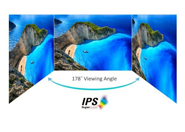 With SuperClear IPS-type panel technology, the VX3211-2K monitor delivers