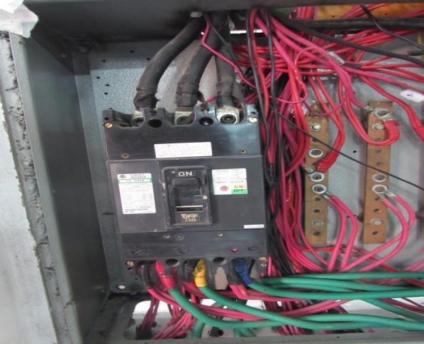 excessive heat-rise and take action immediately REMEDIATION TIMEFRAME: 4 WEEKS Hot spot inside distribution board.