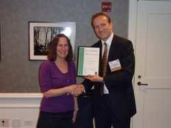 ALA 2009: Emerald Literati Network Award Winners receive their prize at the Emerald Reception Professor R.