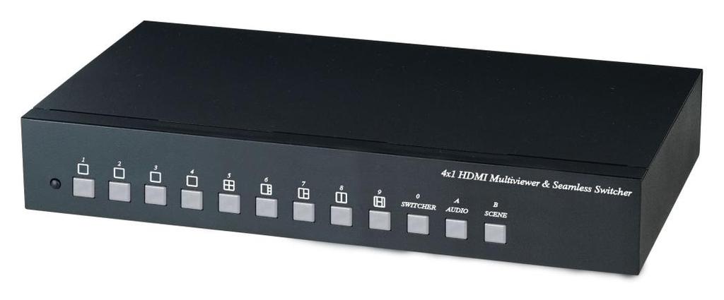The HDMI Quad Multi-viewer allows you to display HDMI video signals from 4 different sources onto one HDTV.