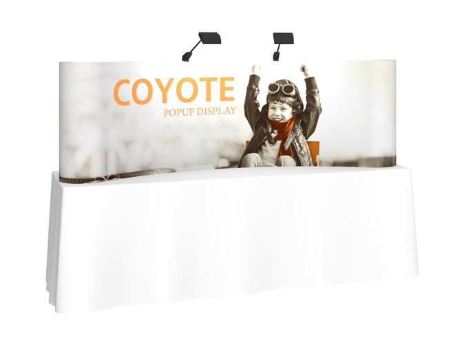 Coyote popup display