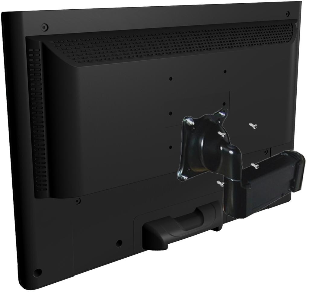 Install the wall mount plate to the LCD TV using screws NO LONGER than 10mm, as longer screws found in universal (non-) wall mount kits may damage the power supply causing the unit to fail.