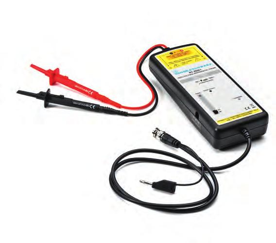 It provides many advantages that make everyday test and measurement tasks easier: Fast verification of supply voltages and