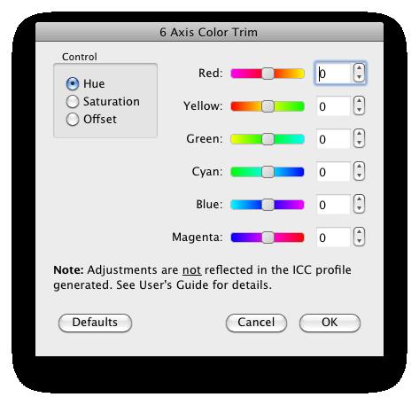 14 NEC MULTIPROFILER - USER S GUIDE Metamerism correction Selecting the Metamerism correction setting can improve the white point color matching when the monitor is used side-by-side with a standard