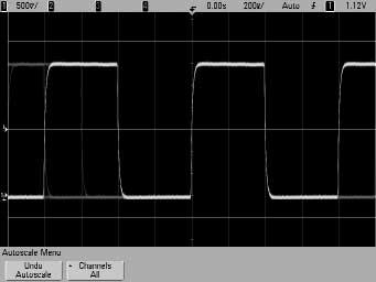 3 Lab Discovering an Infrequent Glitch with Fast Waveform Update Rates Capturing infrequent anomalies such as random glitches requires oscilloscopes with extremely fast update rates.