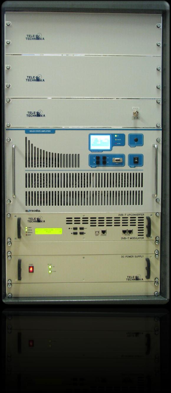 DTV-100 DvB-T 100 W Transmitter DTV-100/200/500 100/200/500 W System Power Supply Unit DVB-T Modulator and Upconverter DVB-T RF