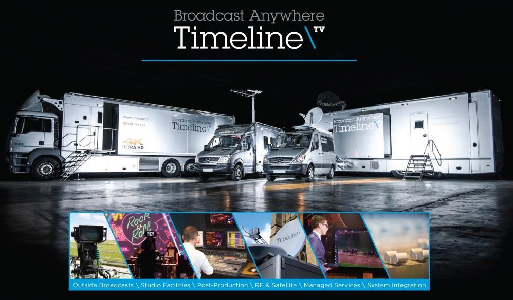 Introduction to Timeline TV Established in 2006 Market leading provider of broadcast technology and services across the globe. Broadcast Anywhere!