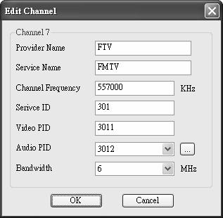 Set Mem+ During the Autoscan process, ComproDTV automatically detects and enables channels with a valid signal. By default, every available channel will be enabled and marked with the green icon.