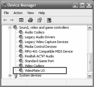 Troubleshooting Troubleshooting steps If you have problem installing or running VideoMate U3, please check the following by step: 1. OS issue: VideoMate U3 has to work on USB 2.0 interface.