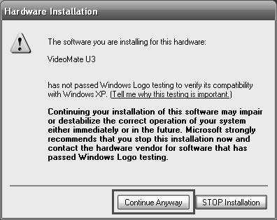 If you have Autorun enabled, the installer will start automatically. (If Autorun is disabled, double-click on setup.exe on the installation CD.
