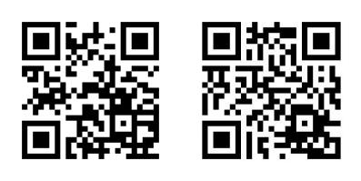 QR CODES Simply scan each of the following codes with