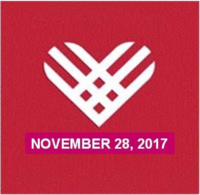 Giving Tuesday is held annually on the Tuesday after Thanksgiving to kick-off the holiday giving season and inspire people to collaborate in improving their local communities and to give back in
