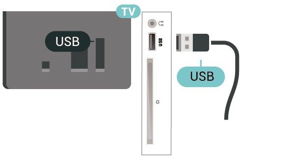 Switch on the USB Hard Drive and the TV. Network port and function is for Freeview HD streaming features only. 3. When the TV is tuned to a digital TV channel, press (Pause).