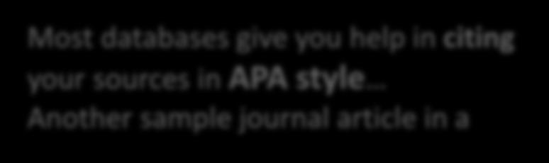 sources in APA style
