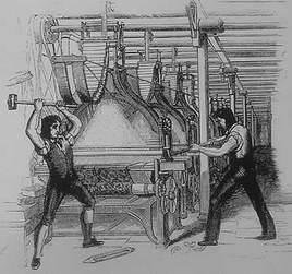 12. The Luddites Poverty Deteriorating working conditions Mechanical looms and spinners replacing skilled craftsmen led to outbursts of
