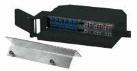 FiberExpress Patch Panel Systems (continued) FX Patch Rack Mount and Wall Mount Patch Panels FASTER Faster access to rear side (trunk) connectivity without removing patch cords AX100041, FX 12/24