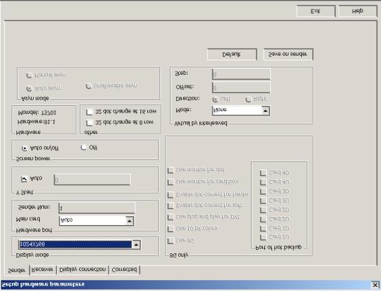 As soon as the above dialogue box appears, input linsn, then password 168. (Computer screen shows nothing when inputting linsn by keypad.), then enter setup dialog box, as shown in below figure II.
