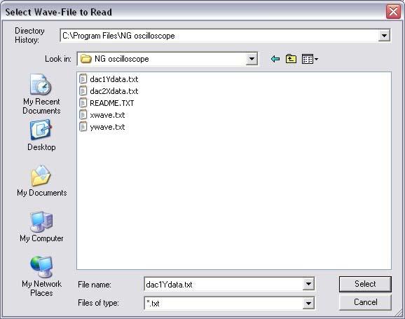 Load from file Page 12 of 17 Load file from disk example.