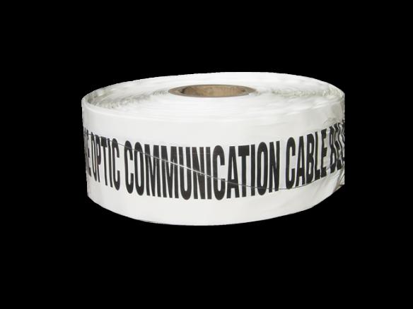 Warning Tape INSTALLING FIBRE OPTIC CABLE? Protect your network with Warning Tape to avoid repairs and unhappy clients!