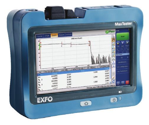 MaxTester 715B OTDR PRODUCT DETAILS The MAX-700B series is the first tablet-inspired OTDR line that is handy, lightweight and rugged enough for any outside plant environment.