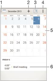 Calendar şi ceas deşteptător Calendar Utilizaţi aplicaţia Calendar pentru a gestiona orarul dvs.